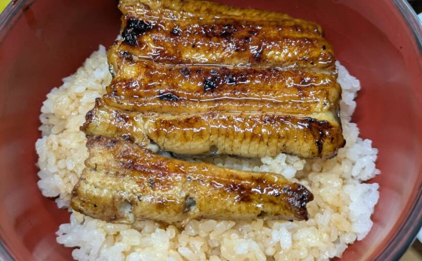 No.113　東京都目黒区自由が丘のうなぎの「ほさかや」でうな串とうな丼を食べながら「梅華」の閉店を嘆くのであった。